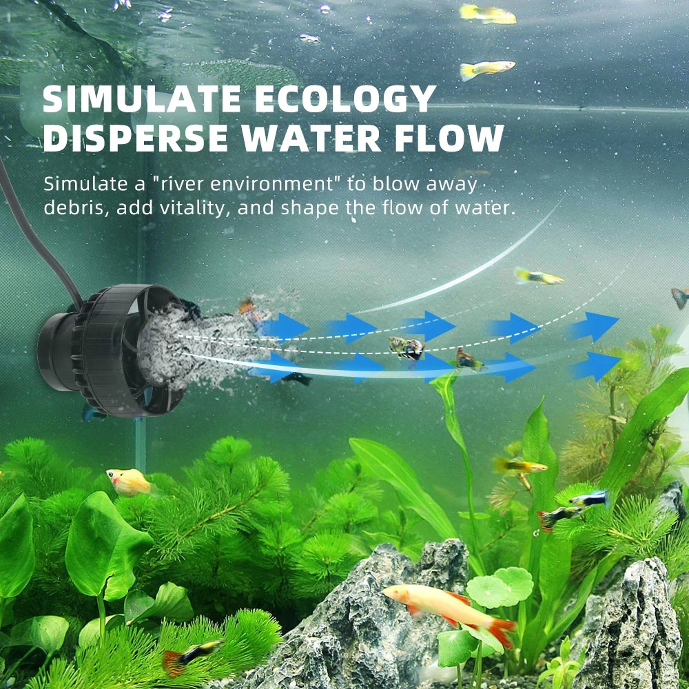 Jebao Jecod SLWシリーズSINEコンパクトウェ - Marine Aquarium Wave Maker のレビューと価格