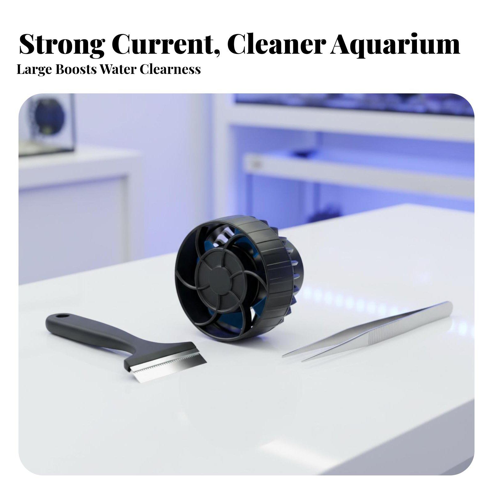 海水水槽用アクアリウムフローポンプウェーブメーカー、水中循環 - Marine Aquarium Wave Maker のレビューと価格