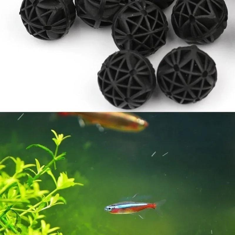 50個入り 16mm アクアリウム用バイオフィルターボール  - Marine Aquarium Filter Media のレビューと価格