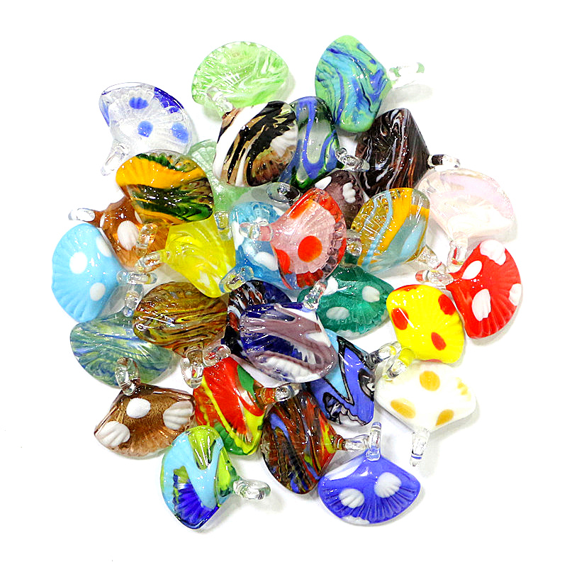 ミニ貝殻ガラスペンダント かわいい海洋生物チャーム DIYク - Marine Aquarium Europe のレビューと価格