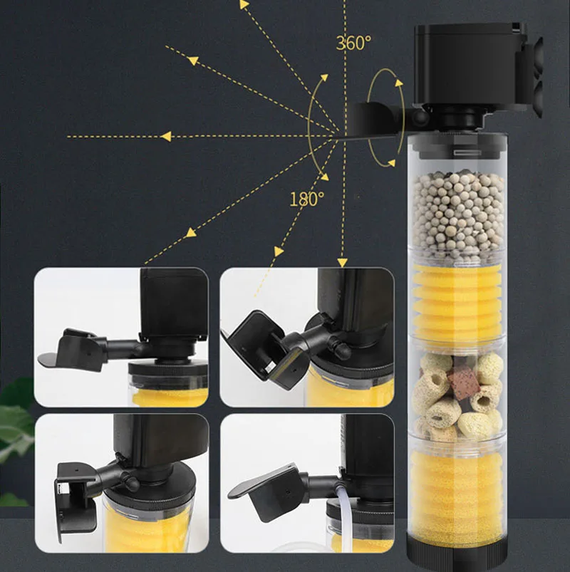 220V 50Hz サイレントフィルター水族館カメ水槽水中ウ - Marine Aquarium Wave Maker のレビューと価格