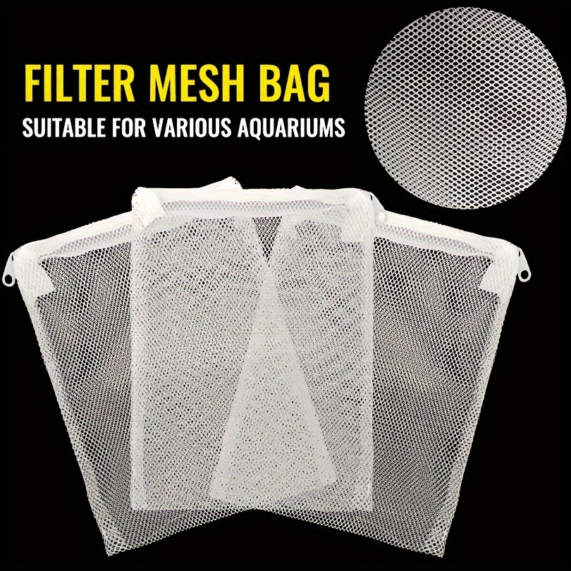 水族館用再利用可能なジッパーフィルターメディアバッグ - 活 - Marine Aquarium Filter Media のレビューと価格