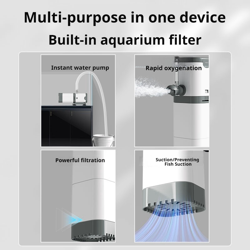 水槽フィルターポンプ、水槽、水中ポンプ、静音、エアポンプ、エ - Marine Aquarium Wave Maker のレビューと価格