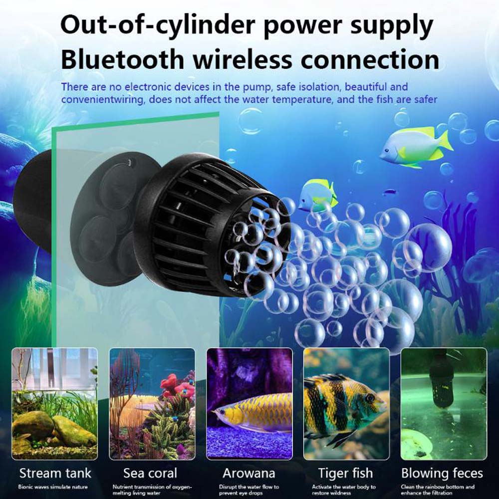 DMP-10/15スマートウェーブメーカー Bluetoot - Marine Aquarium Wave Maker のレビューと価格