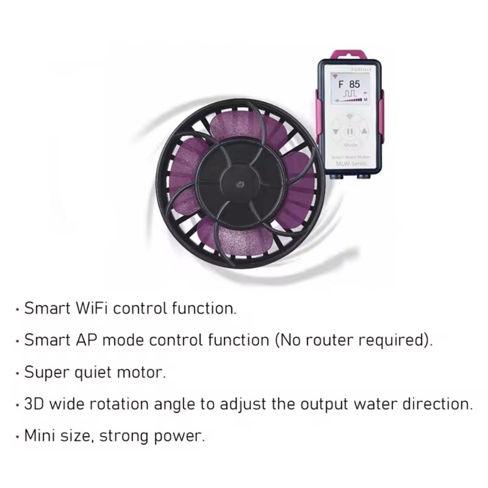 Jebao/Jecod MLWシリーズ水槽用スマートアプリW - Marine Aquarium Wave Maker のレビューと価格